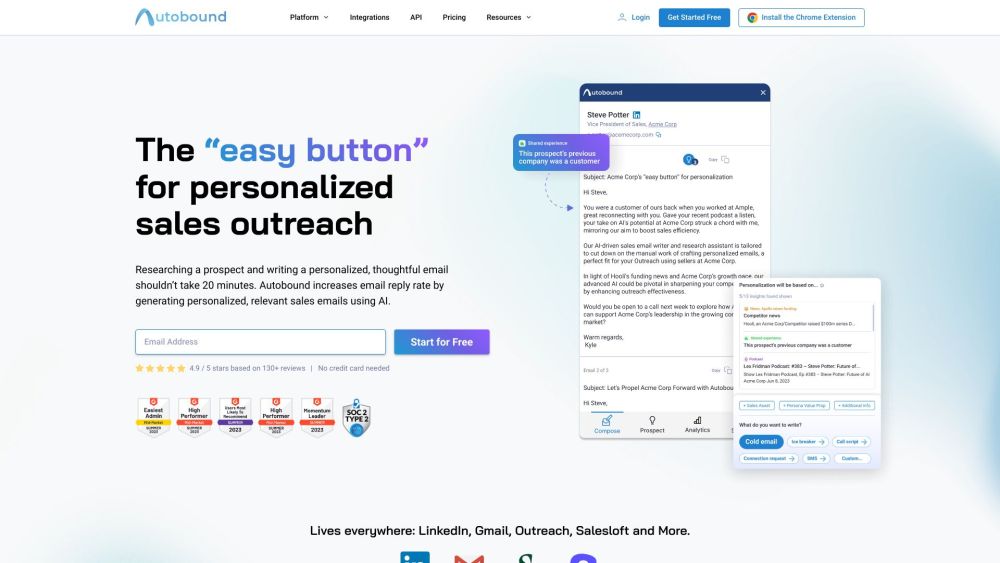 Autobound.ai: AI Tool for Hyper-Personalized Outreach