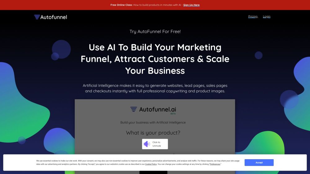 AutoFunnel: AI Website Builder & Sales Pages