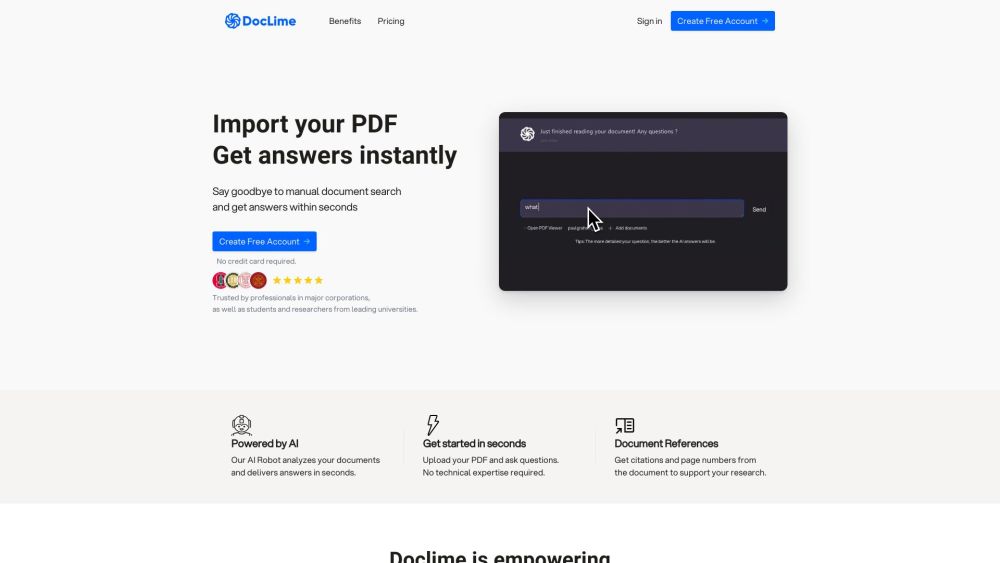 Doclime: The AI Tool for Finding Answers!