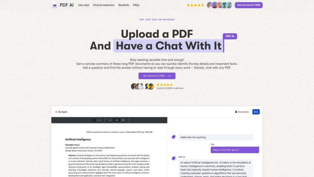 PDF AI: Chat with Any PDF Using This Advanced AI Tool
