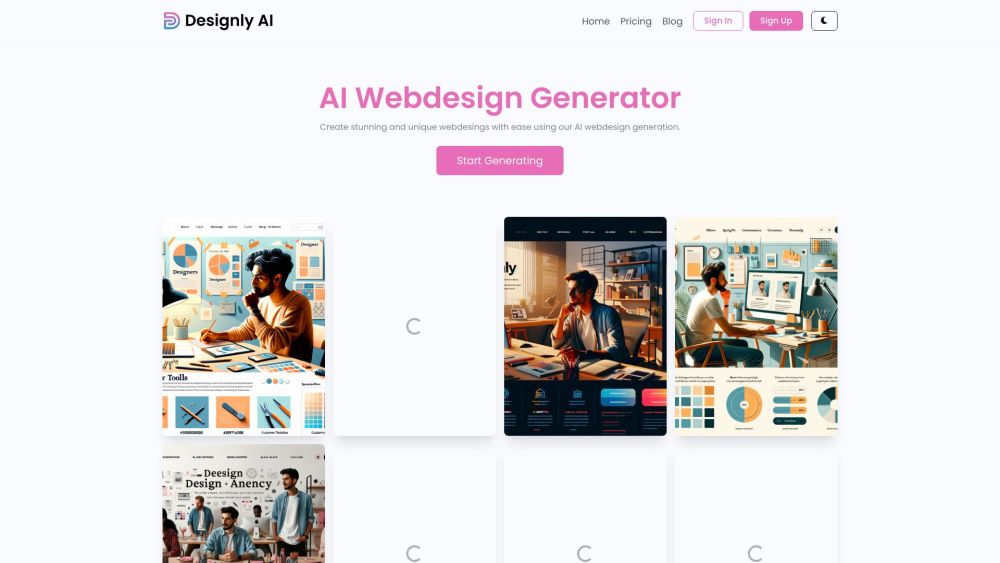 Designly AI: AI Webdesign Idea Generator