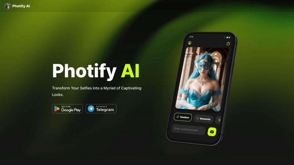 Photify AI: AI Tool for Instant Photo Creation