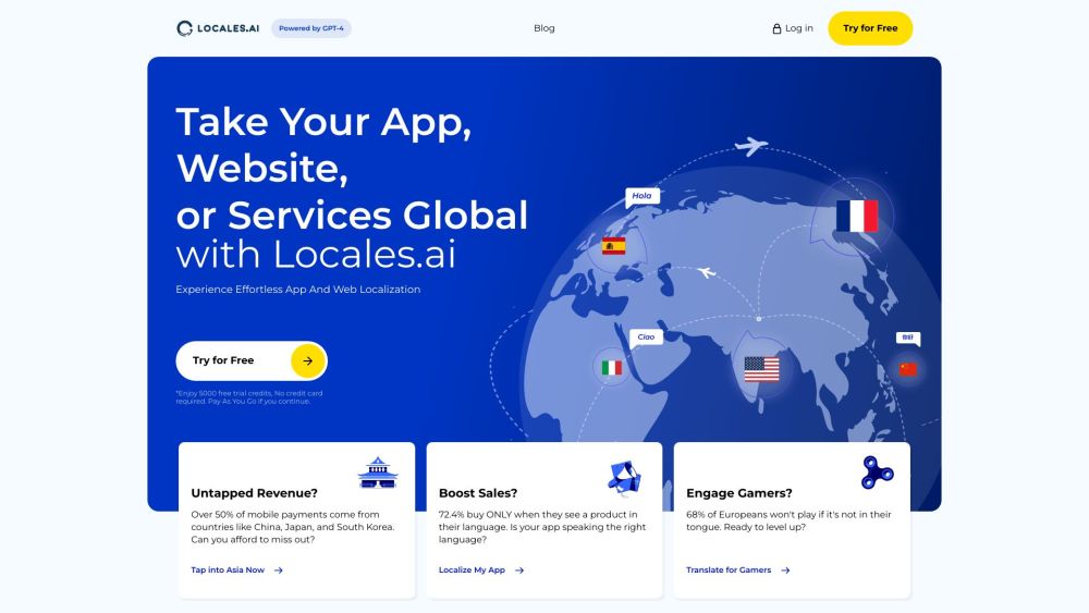 Locales.ai: Fast & Accurate AI Tool for App Localization