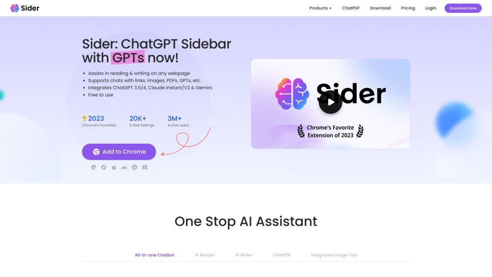 Sider: AI Sidekick, Seamless Workflow Integration