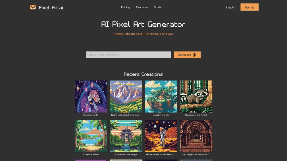 Pixel-Art.ai: AI Tool for Stunning Pixel Art