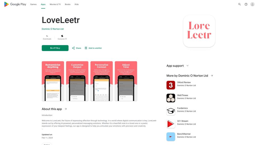 LoveLeetr: AI Tool Creates Perfect Love Letters