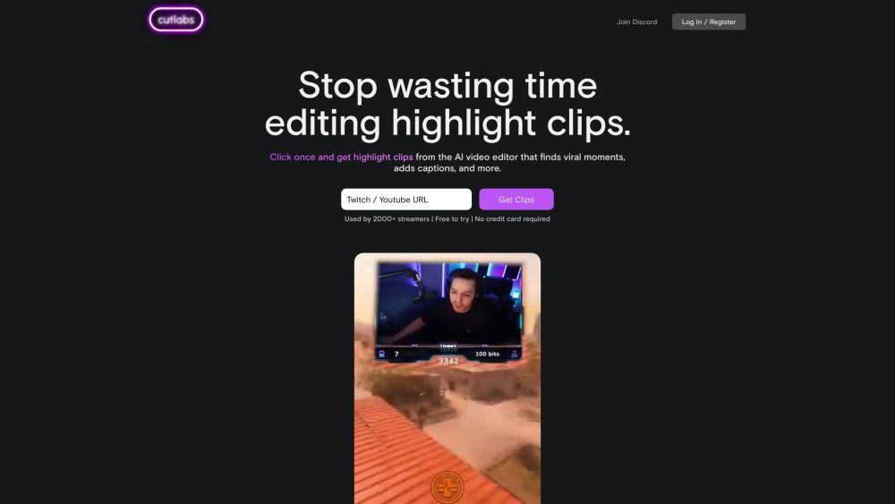 cutlabs: AI Video Editor for Streamers