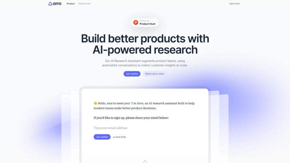 Arro: AI Tool for Product Teams with Arro Assistant