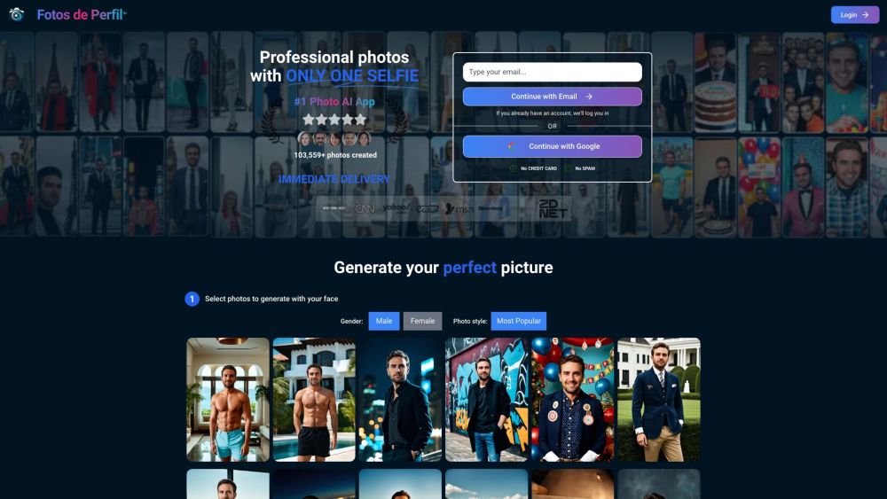 Fotosdeperfil.org: AI Tool for Professional Profile Photos