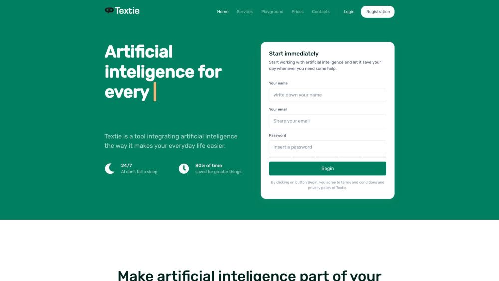 Textie: AI Tool Making Life Easier