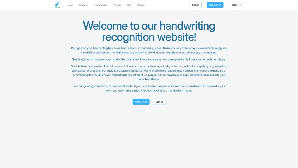 Pen2txt: Handwritten to Digital Text, HTR AI Tool