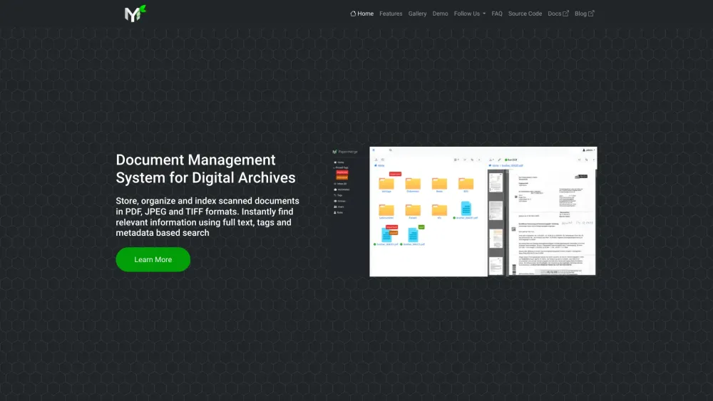 Papermerge DMS: Free Doc Manage with AI Tool