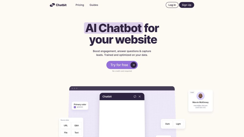 Chatbit: Tailored AI chatbots for Your Website - The ultimate ai