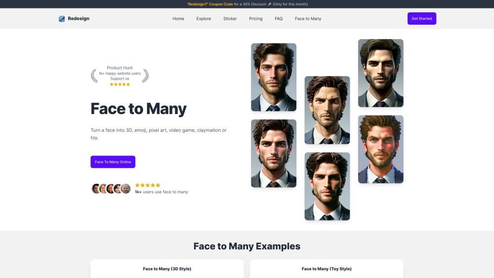 Face to Many: AI Tool Turning Faces Into Many Styles