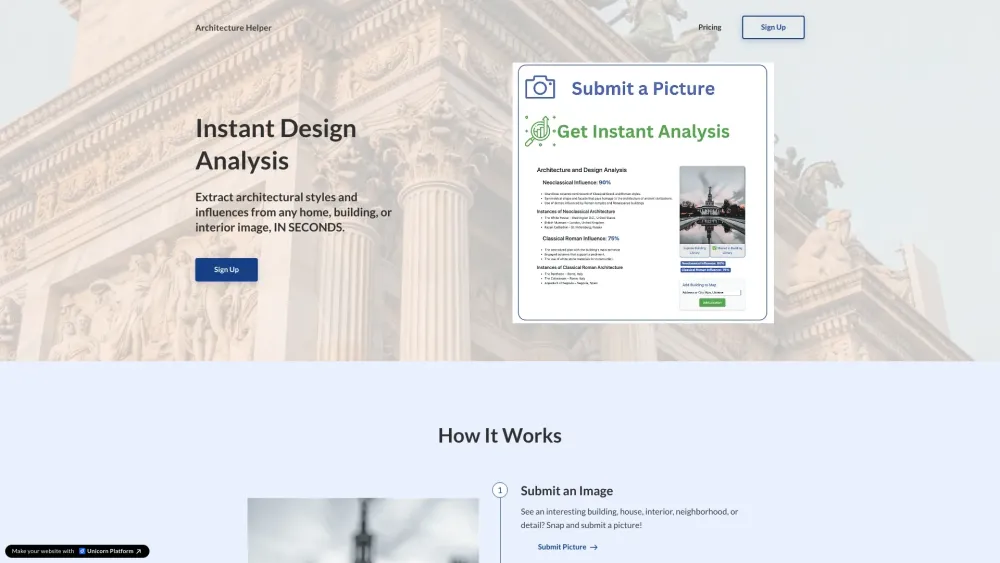 Architecture Helper: AI Tool for Instant Design Analysis
