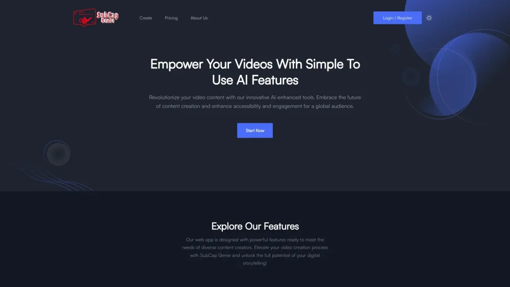 SubCap Genie: Ultimate AI Tool for Video Captioning