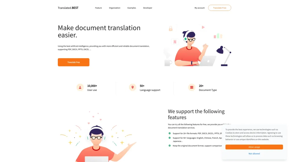 Translated.BEST: AI Tool for Flawless Document Translation