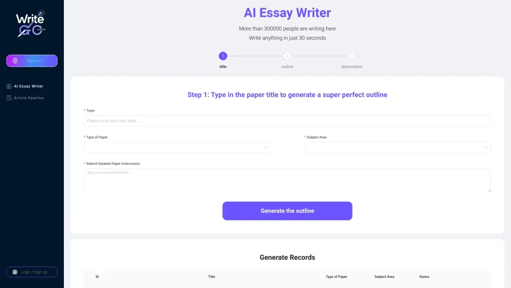 WriteGo.ai: AI Academic Writing & Research Paper Generator