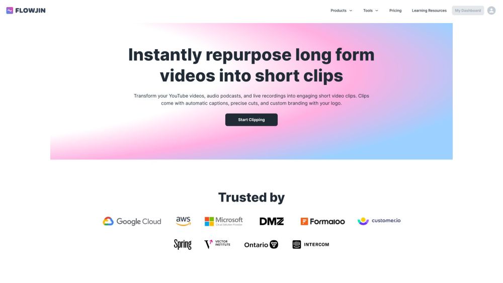 Flowjin: AI Clip Generator for Video Clips