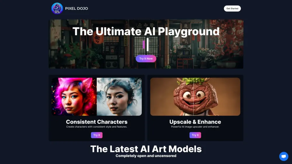 PIXEL DOJO: AI Art Playground & Tool