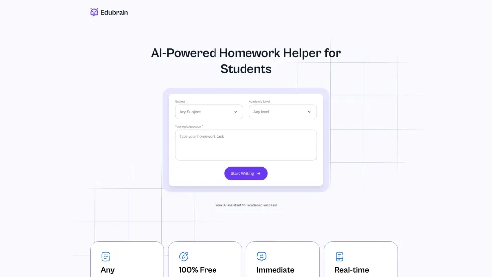 Edubrain.ai: AI Tool for Students