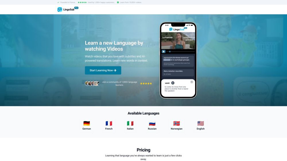 LingoSub: AI Tool for Language Learning