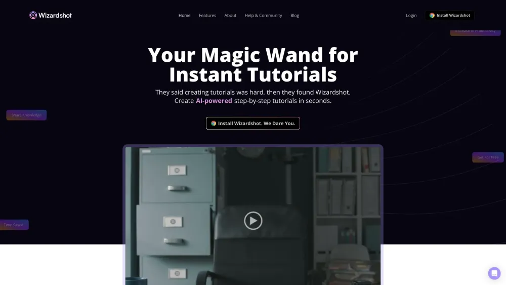 Wizardshot: AI Tool Turning Screen Recordings Into Tutorials