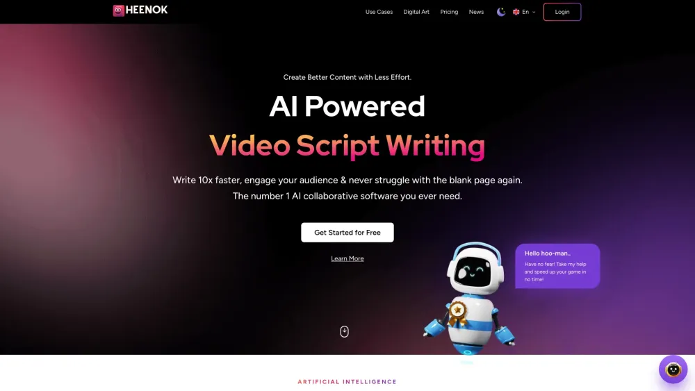 Heenok: AI Tools for Copywriting & Image Generation