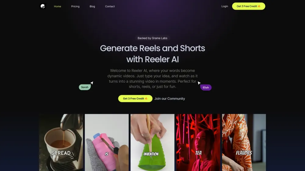 Reeler AI: AI Video Tool for Text Prompts