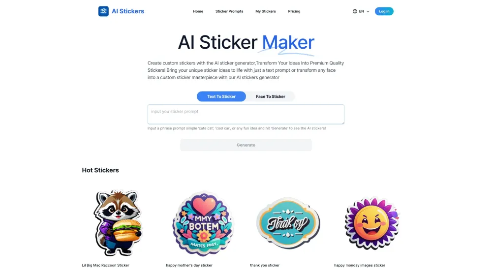 AI Stickers: Transform Text and Selfies with Intuitive AI Tool