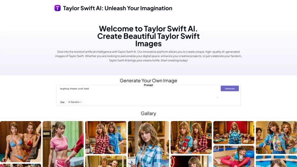 Taylor Swift AI: Create Images with AI Tool