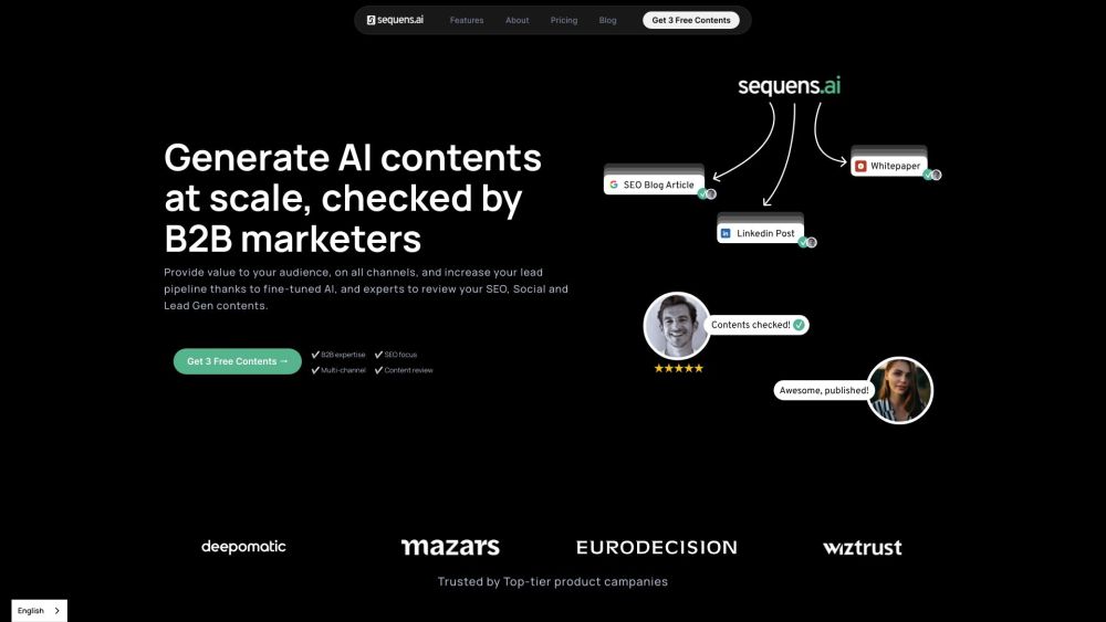 Sequens.ai: AI Tool for B2B Marketers