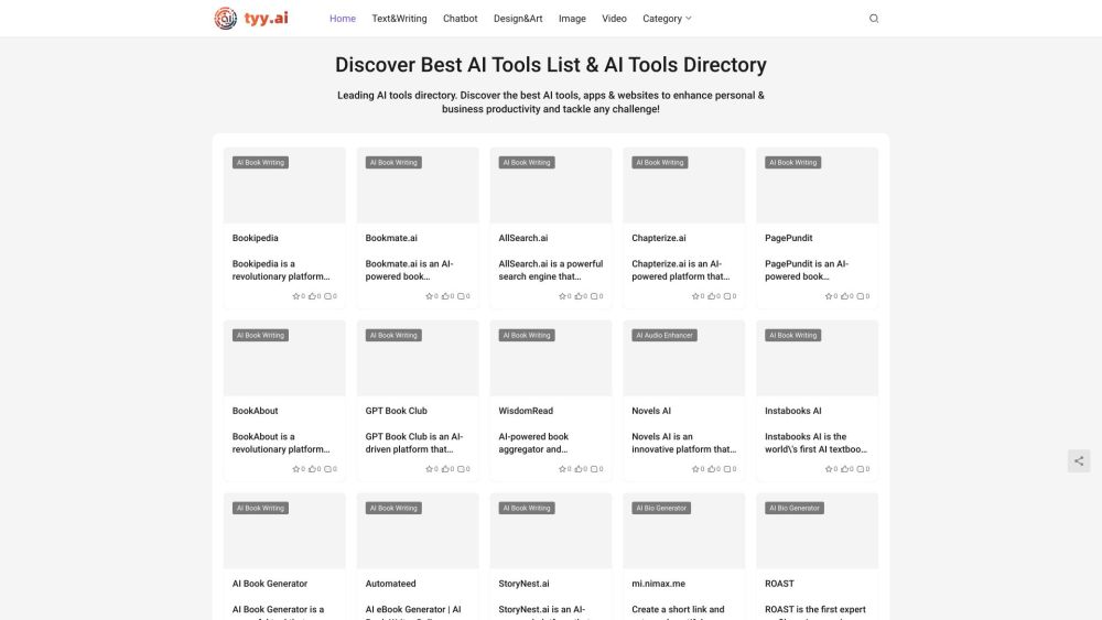 tyy.AI Tools: Leading AI Tool Directory