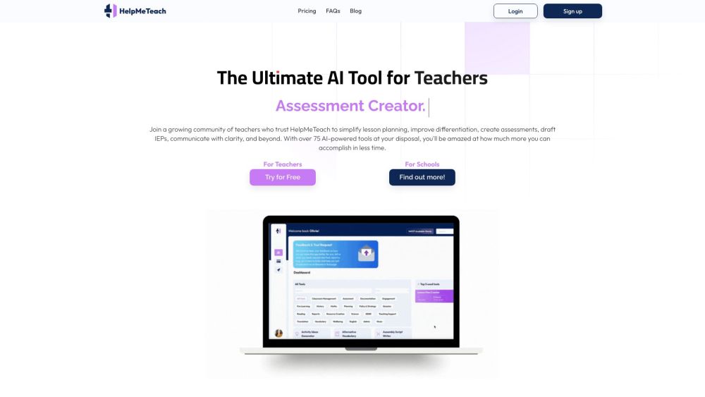 HelpMeTeach.AI: AI Tool for Simplified Teaching Experiences