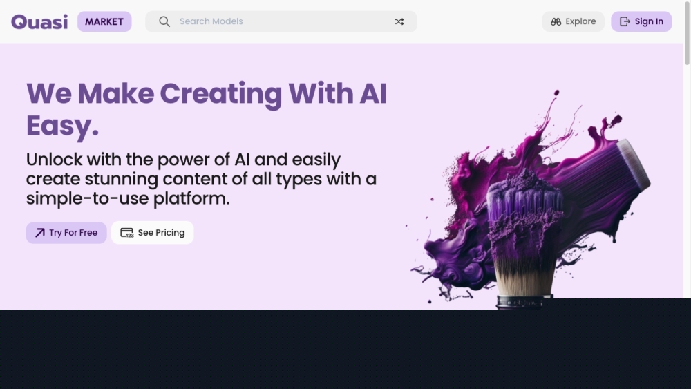 Quasi Market: AI Tool for Art, Code, Music by Quasi Market