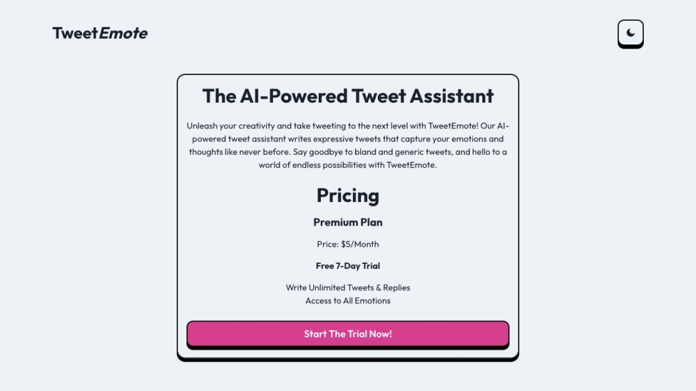 TweetEmote: AI Tool for Expressive Tweeting