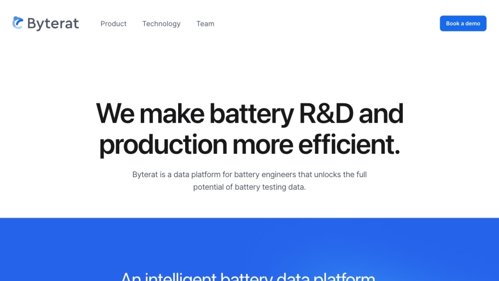 Byterat - Battery Data Platform: AI Tool