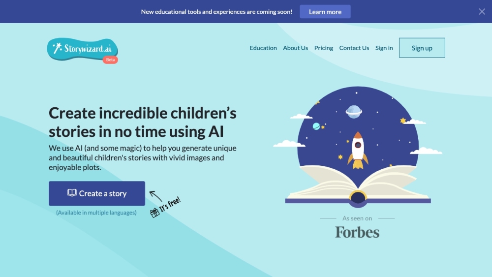 Storywizard.ai: AI Tool for Kids' Learning Stories