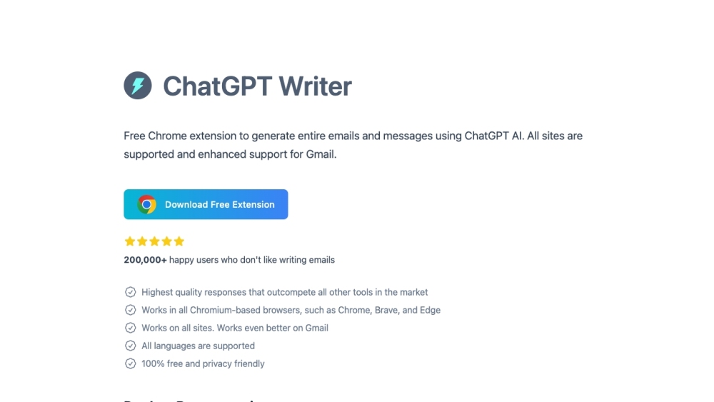 ChatGPT Writer: AI Tool for Flawless Writing