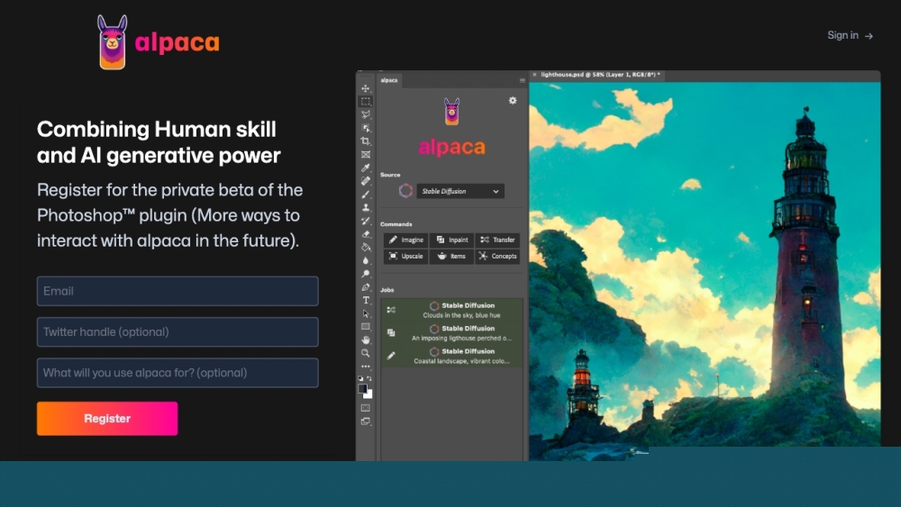 Alpaca: AI Tool For Artists, Boost Creativity With Product Name