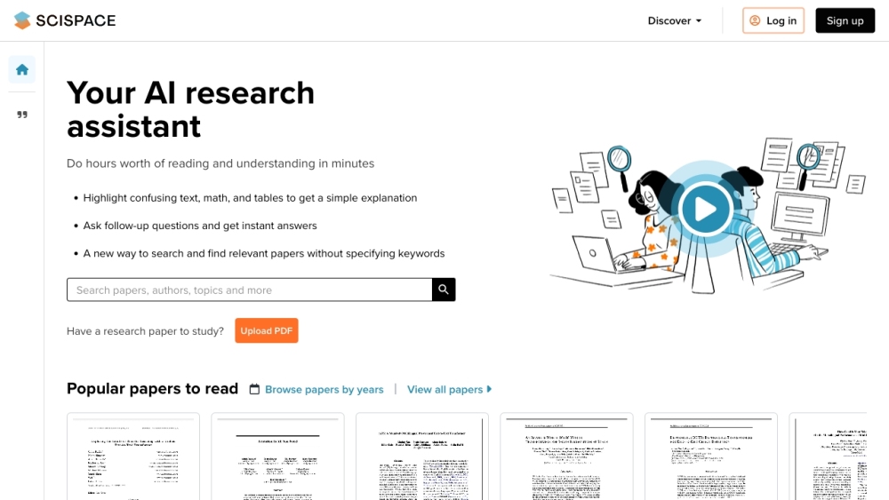 SciSpace: AI Tool for Understanding & Analyzing