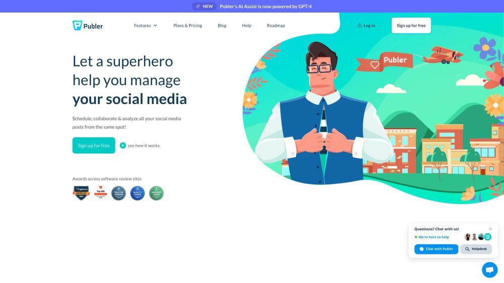 Publer: AI Tool for Scheduling Social Posts