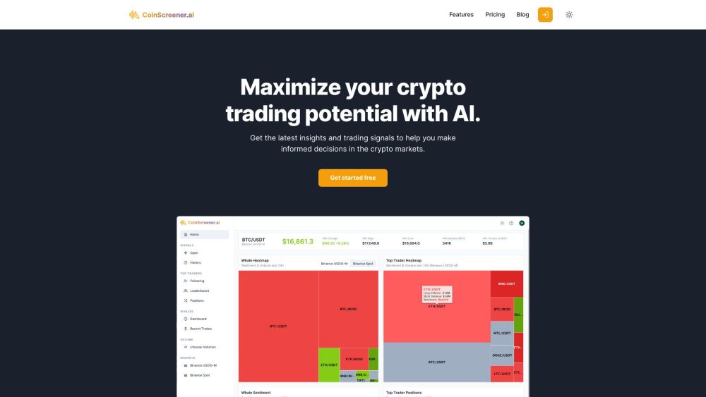 CoinScreener: AI Trading Signals & Insights - Maximize Potential with Comprehensive Tools