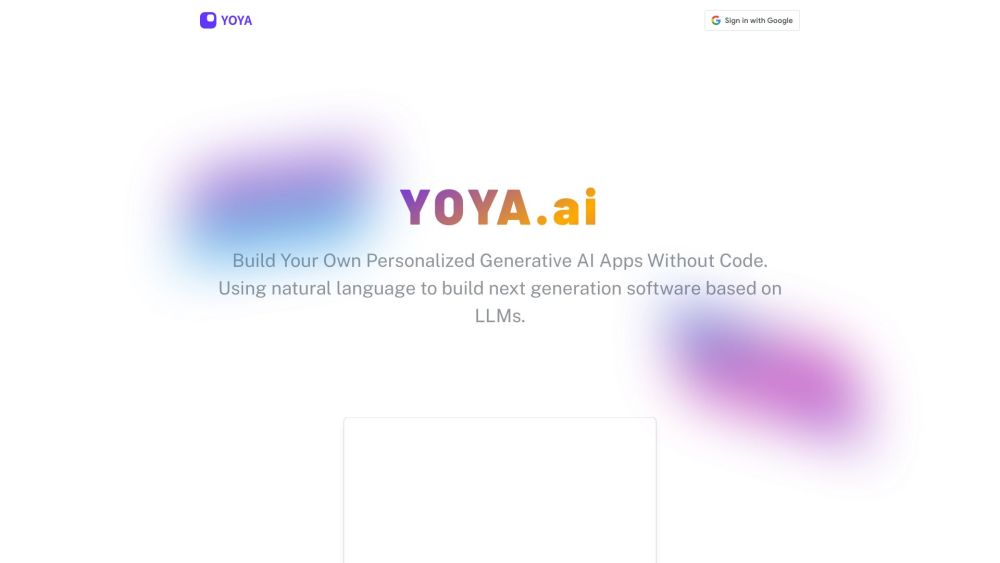 YOYA: AI Tool for Effortless Personal Finance Management