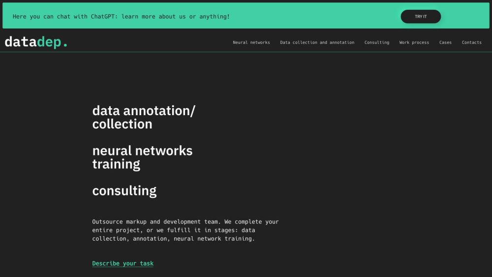 DataDep: AI Tool for Data Collection & Annotation