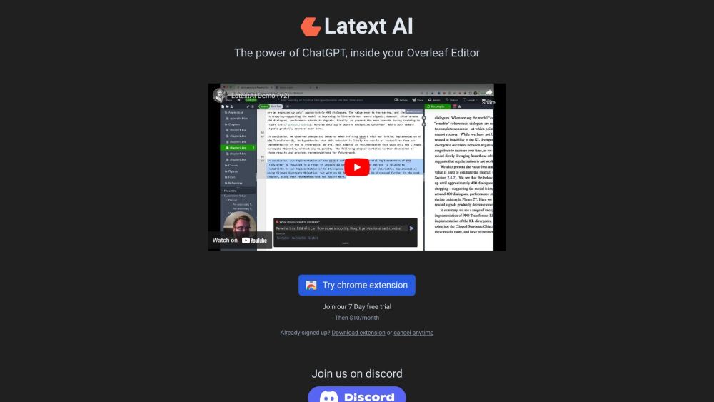 Latext AI: Supercharged Chrome Extension - AI Tool