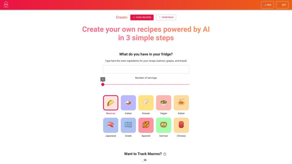 AIFoodie.co: AI Tool for Wild Recipe Combinations