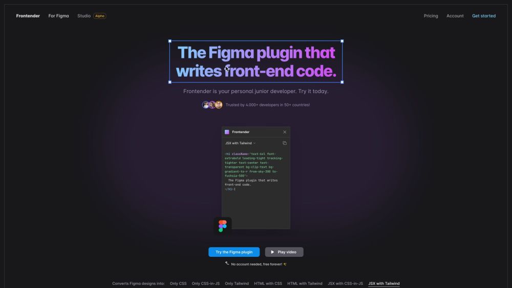 Frontender: AI Tool Converts Figma Designs to Code