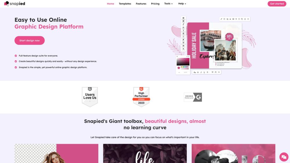 Snapied: AI Tool for All, Create Designs Easily