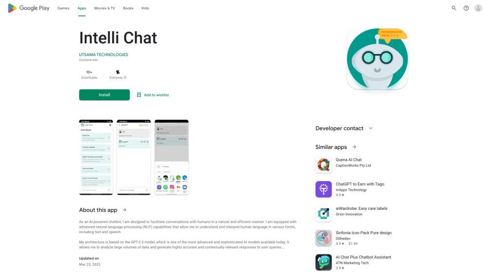 Intelli Chat: AI Tool for Conversational Interactions